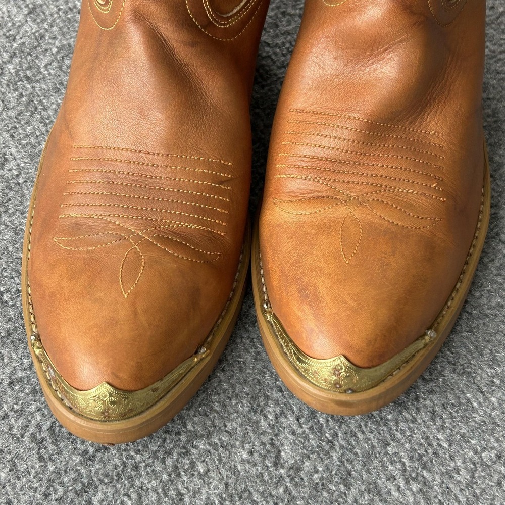 Dingo Boots Mens Size 9.5D Brown Leather Western Cowboy Pointed Toe 585001 - Picture 6 of 16